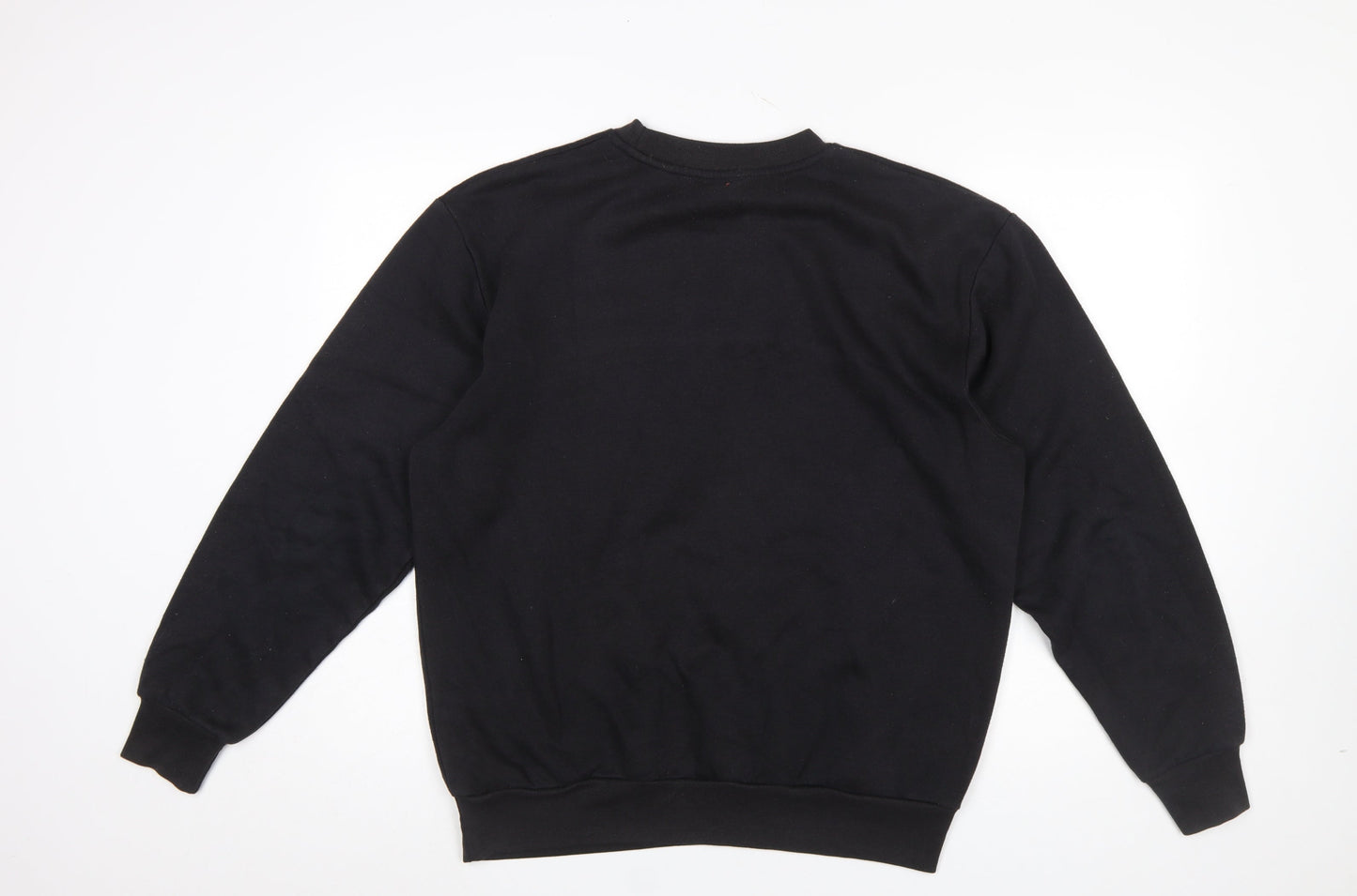 Slazenger Men's Black Crew Neck Pullover Sweatshirt M
