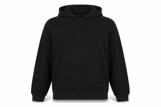 Brave Soul Men’s Black Pullover Hoodie Size L Long Sleeve Cotton Blend