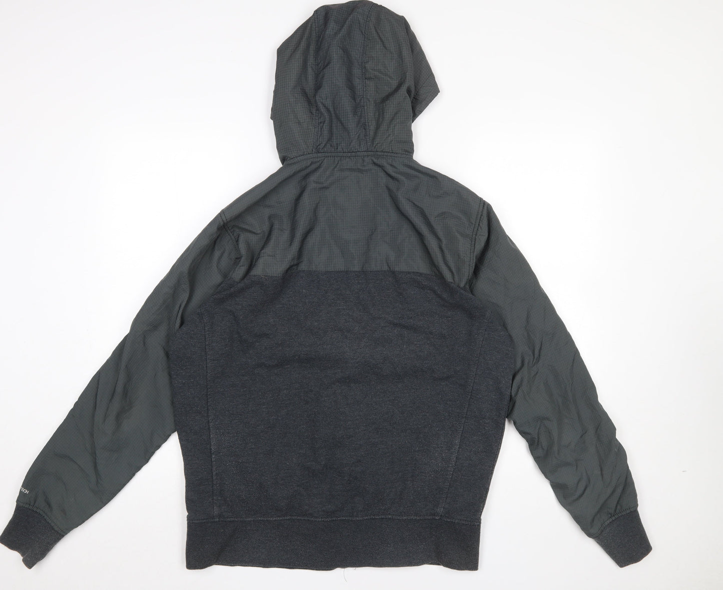 Crosshatch Men's Grey Hooded Full Zip Jacket Size M Casual Wear