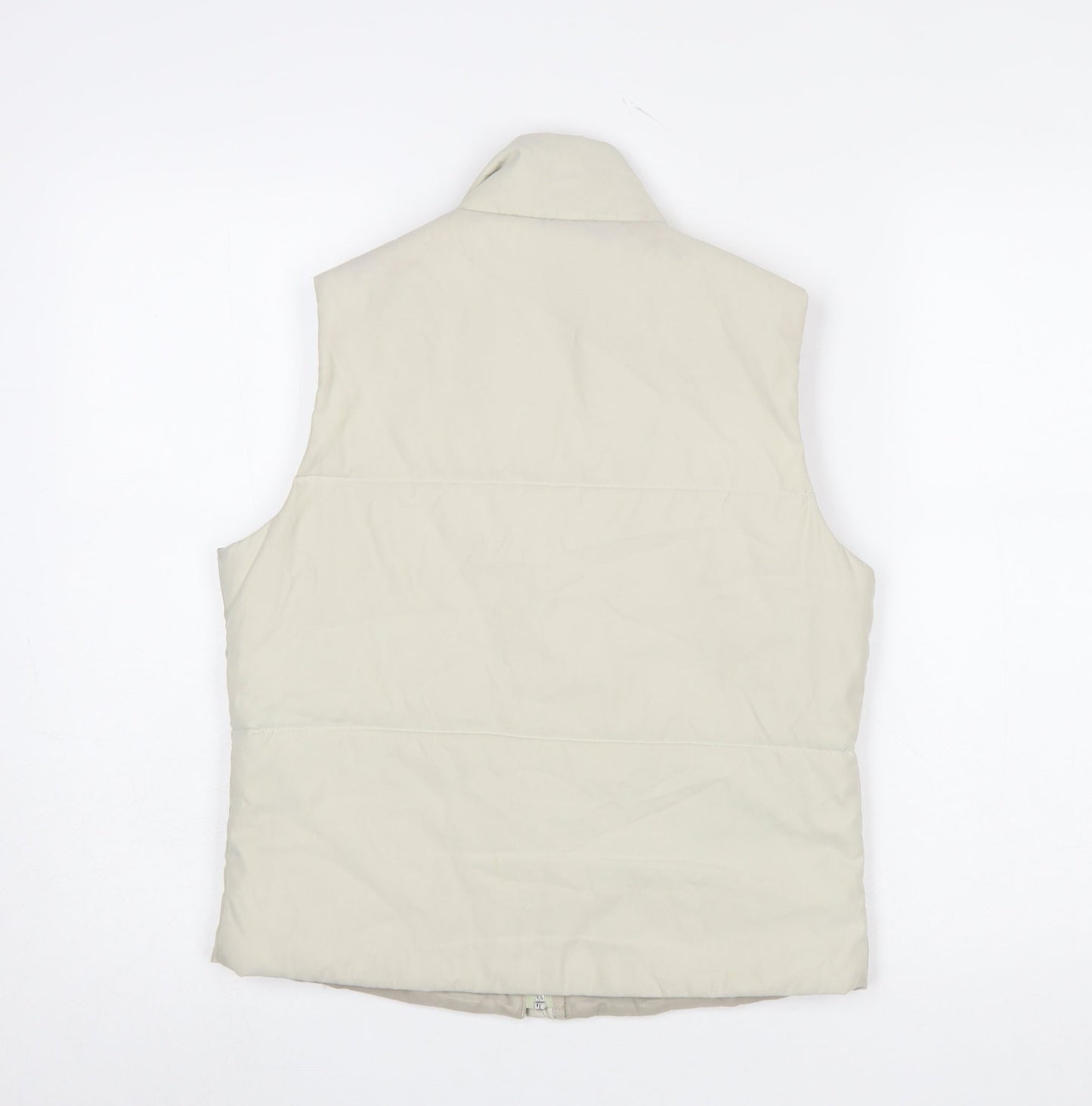 Moto Jeanswear Women's Beige Puffer Gilet Waistcoat Size 10