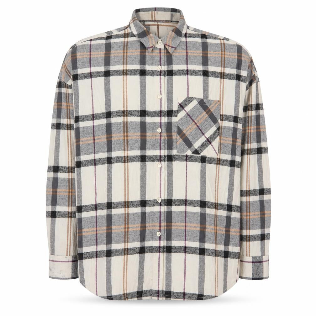 Primark Men's Multicoloured Check Button-Up Shirt M Regular Fit