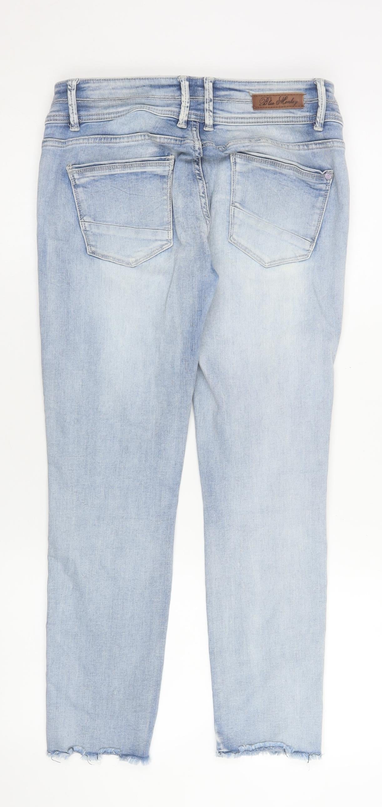 Blue Monkey Women's Light Blue Skinny Stretch Jeans Size 12