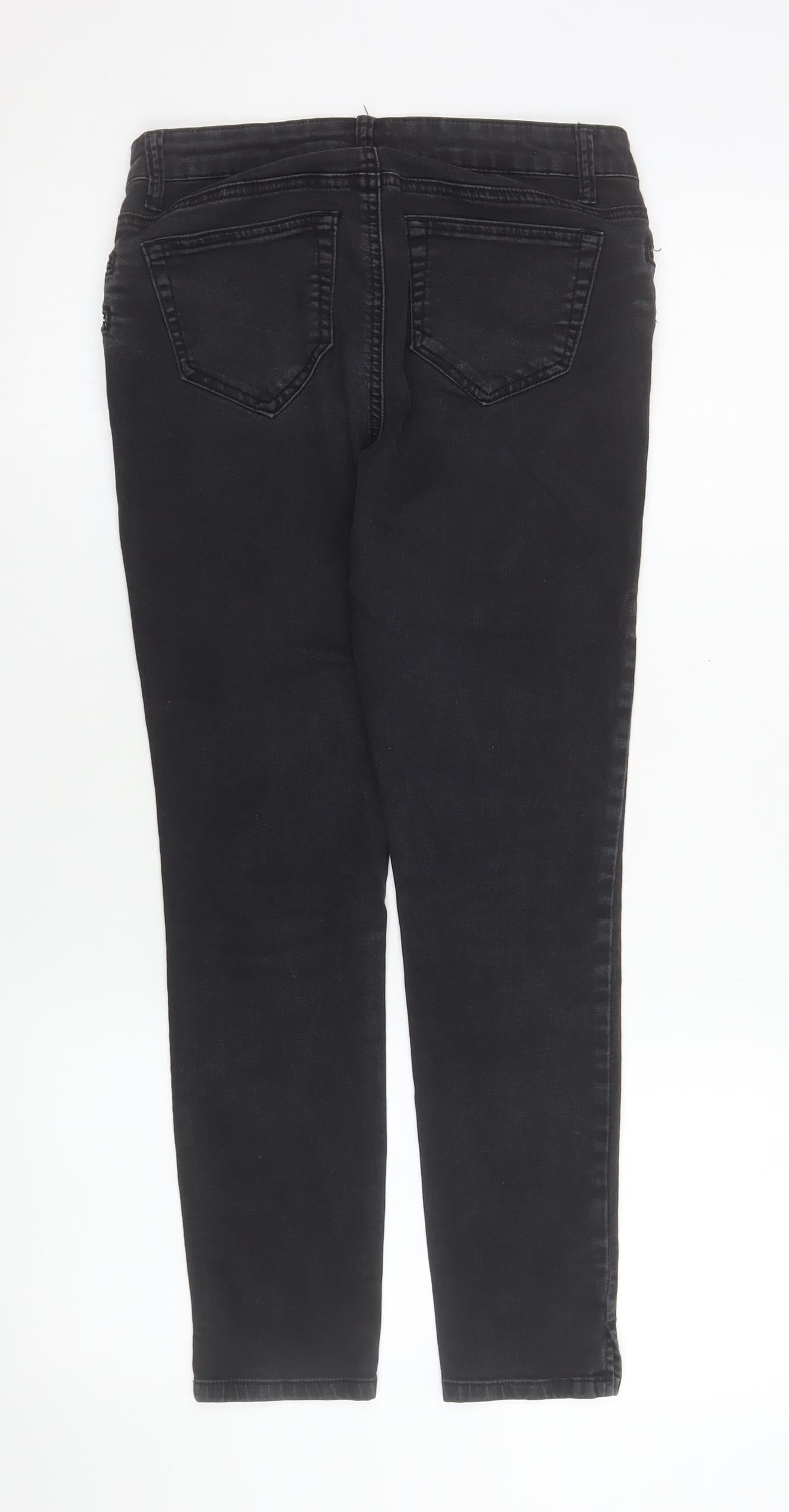 BoomBoom Jeans Women's Black Skinny Zip Pocket Stretch Jeans Size 5