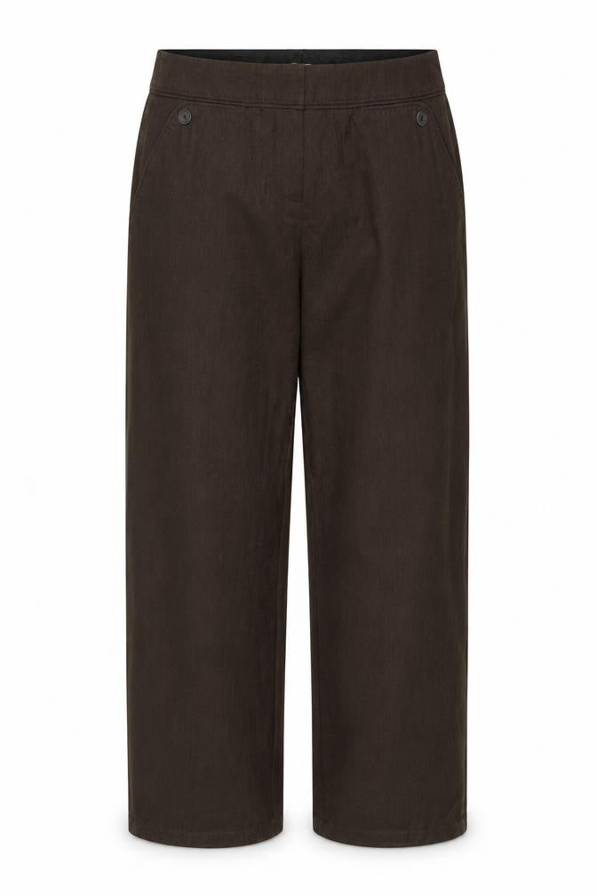 Marks & Spencer Men's Brown Straight Leg Trousers Size M