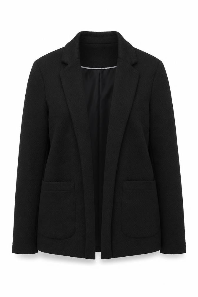 George Womens Black Regular Fit Mid-Length Blazer UK 12