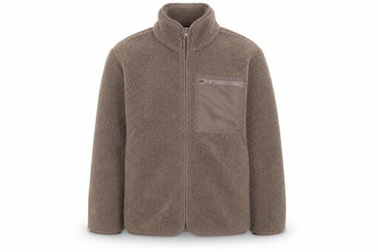 New Look Men Brown XS Full Zip Fleece Jacket