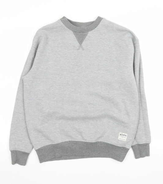Primark Mens Grey XS Crew Neck Pullover Fleece Sweatshirt