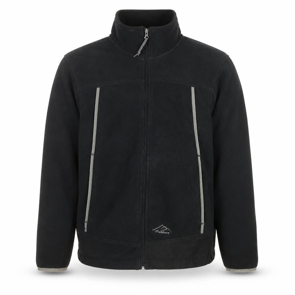 TechTex Men's Black Outdoor Fleece Jacket Size M 40in