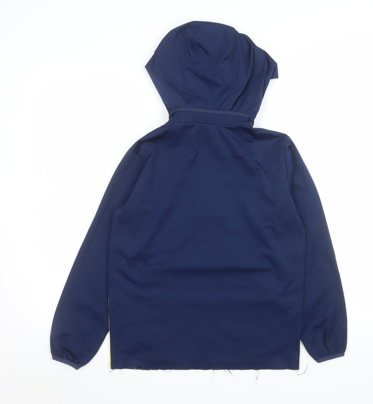 Prostar Boys Blue Football Anorak Jacket Size SY (30/32) Hooded 1/4 Zip