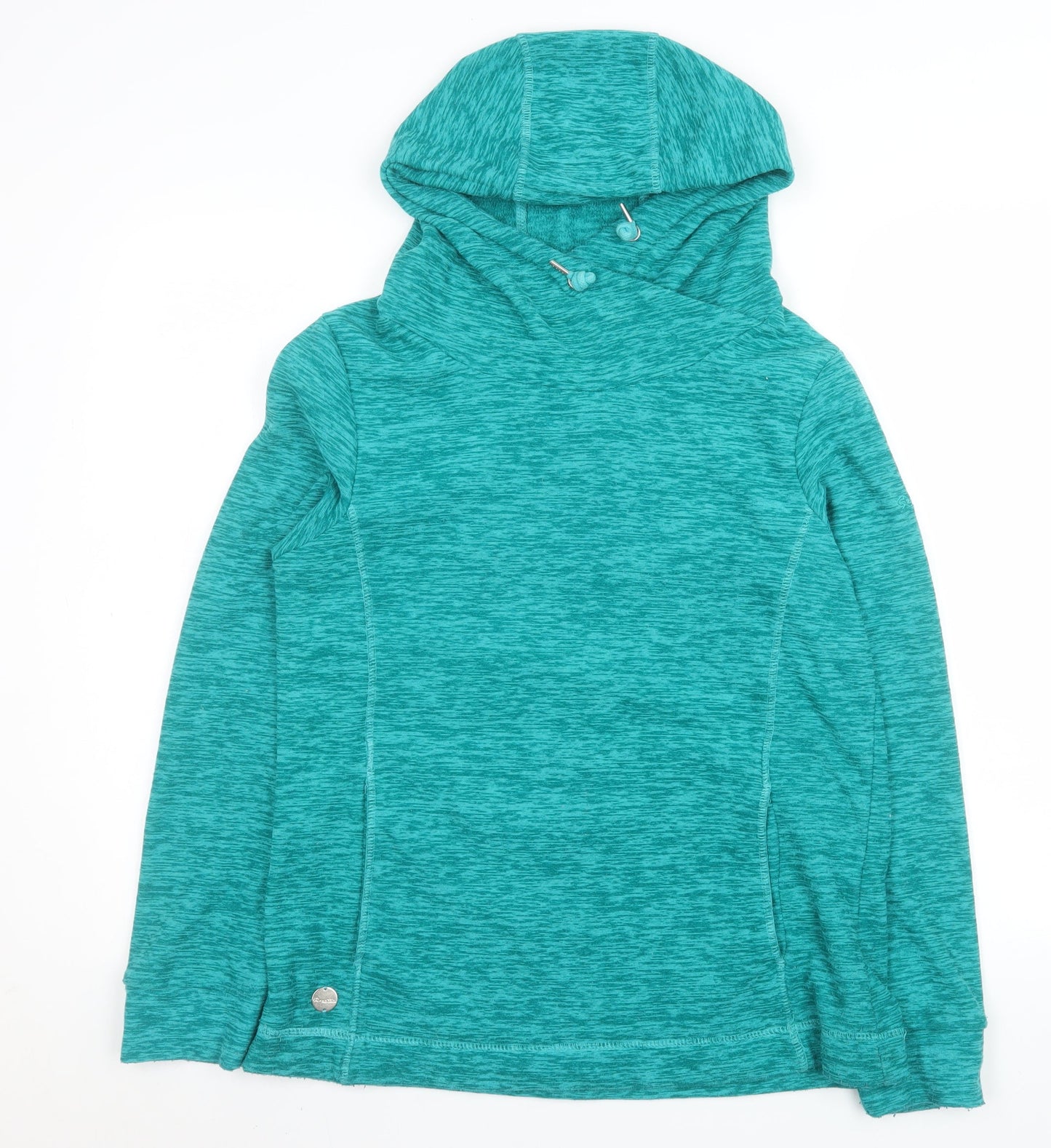 Regatta Womens Teal Hooded Pullover Hoodie UK 10 Polyester Outdoor