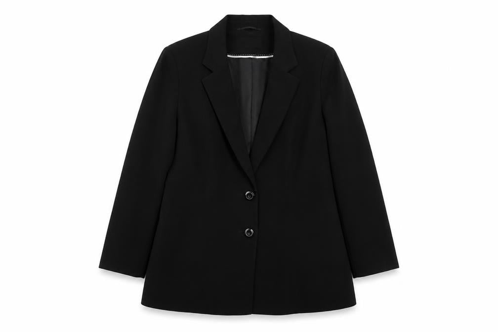 Planet Womens Black Size 14 Classic Single-Breasted Blazer