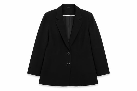 Planet Womens Black Size 14 Classic Single-Breasted Blazer
