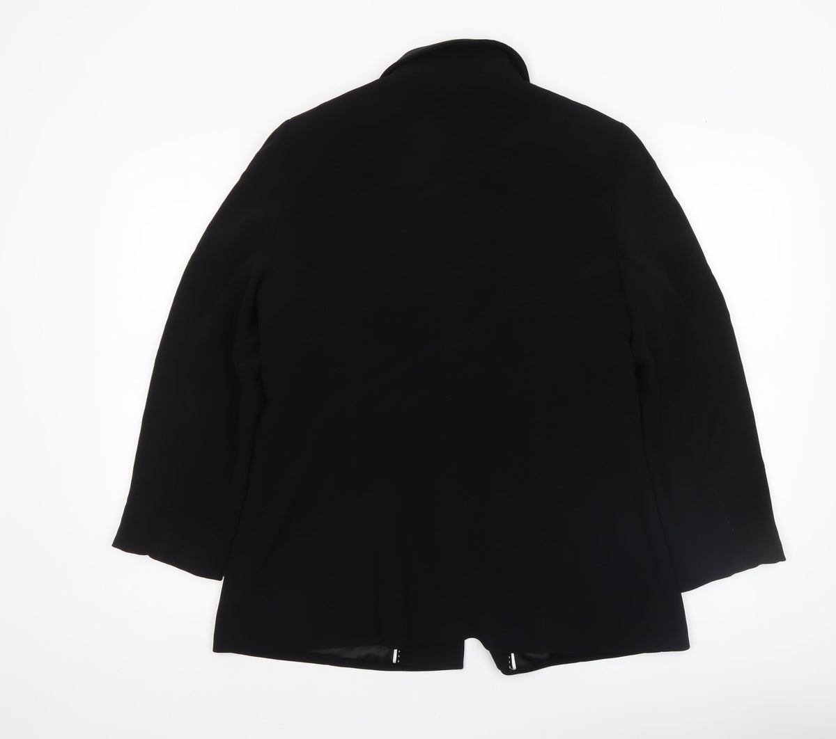 Planet Womens Black Size 14 Classic Single-Breasted Blazer