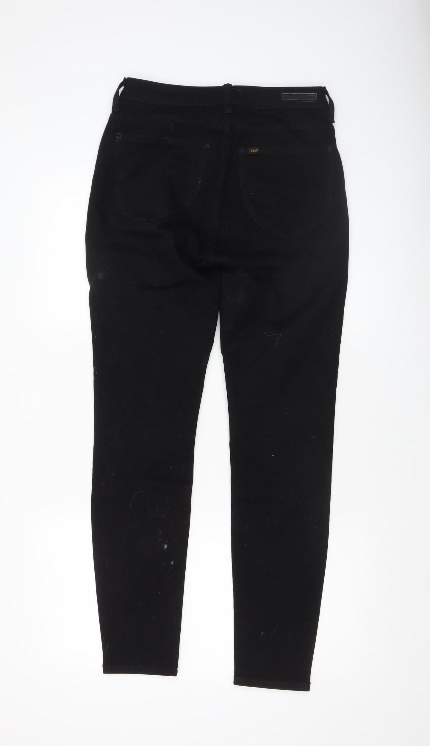 Lee Women’s Black High Rise Skinny Jeans Size 12 Scarlett High