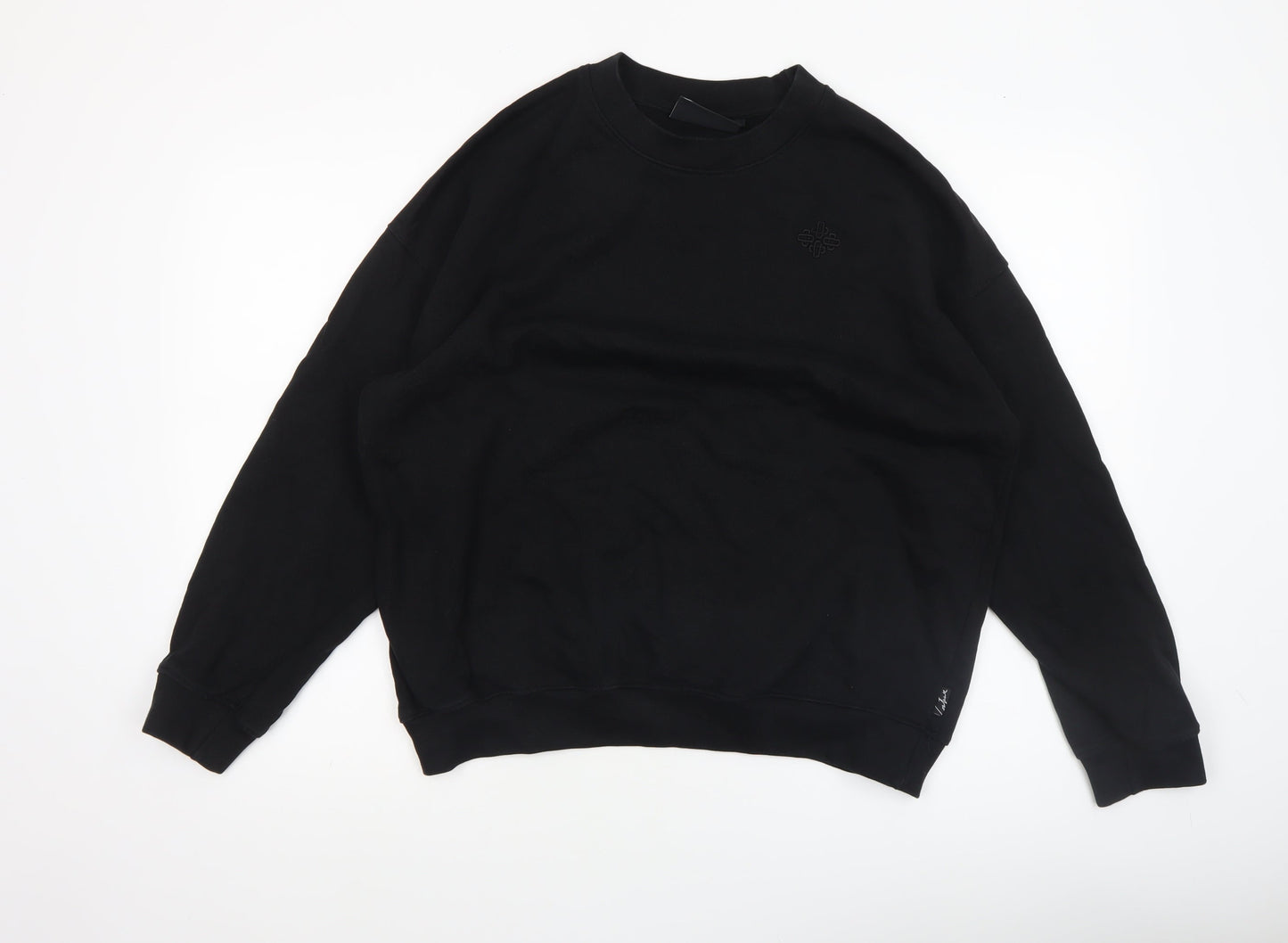 Couture Women's Black UK 8 Crew Neck Pullover Sweatshirt