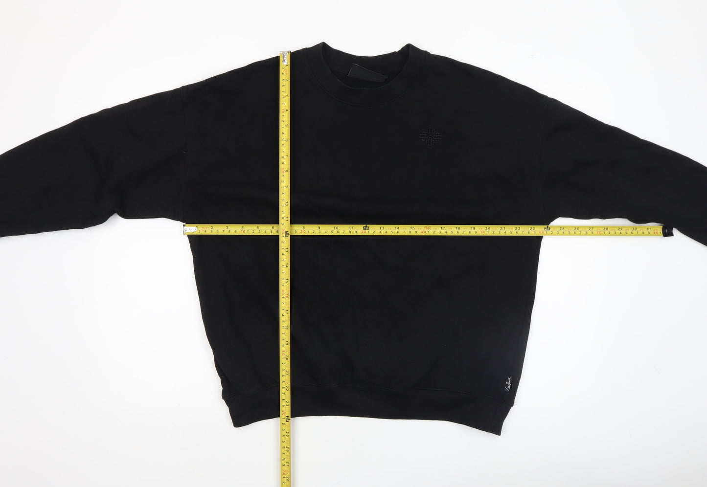 Couture Women's Black UK 8 Crew Neck Pullover Sweatshirt
