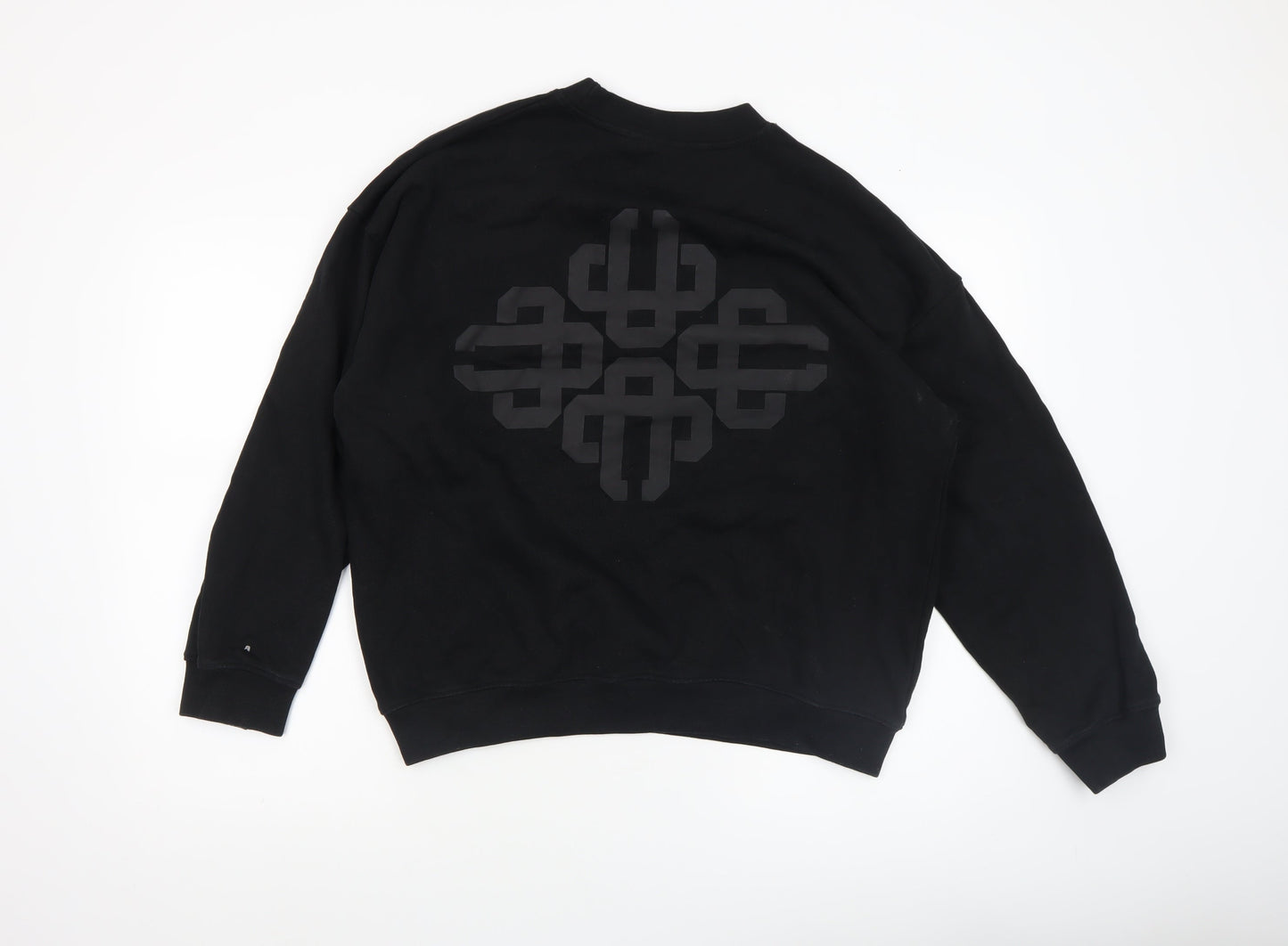 Couture Women's Black UK 8 Crew Neck Pullover Sweatshirt