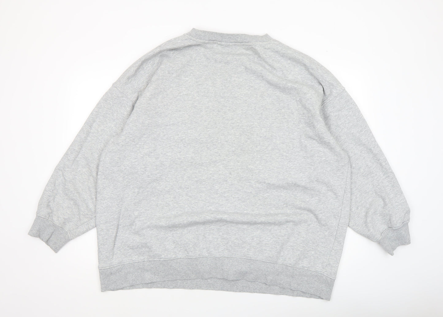 H&M Men’s Grey Paris Logo Pullover Sweatshirt XL Regular Fit