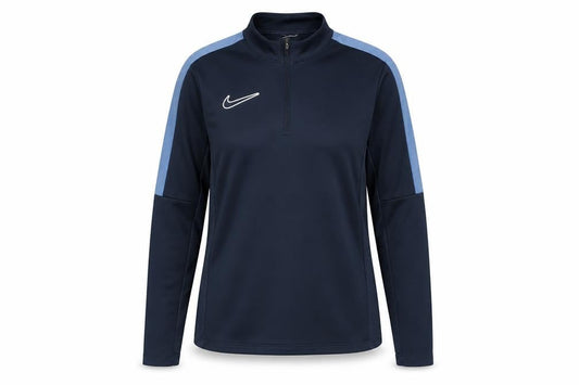 Nike Women's Blue Long Sleeve 1/4 Zip Athletic T-Shirt Size M