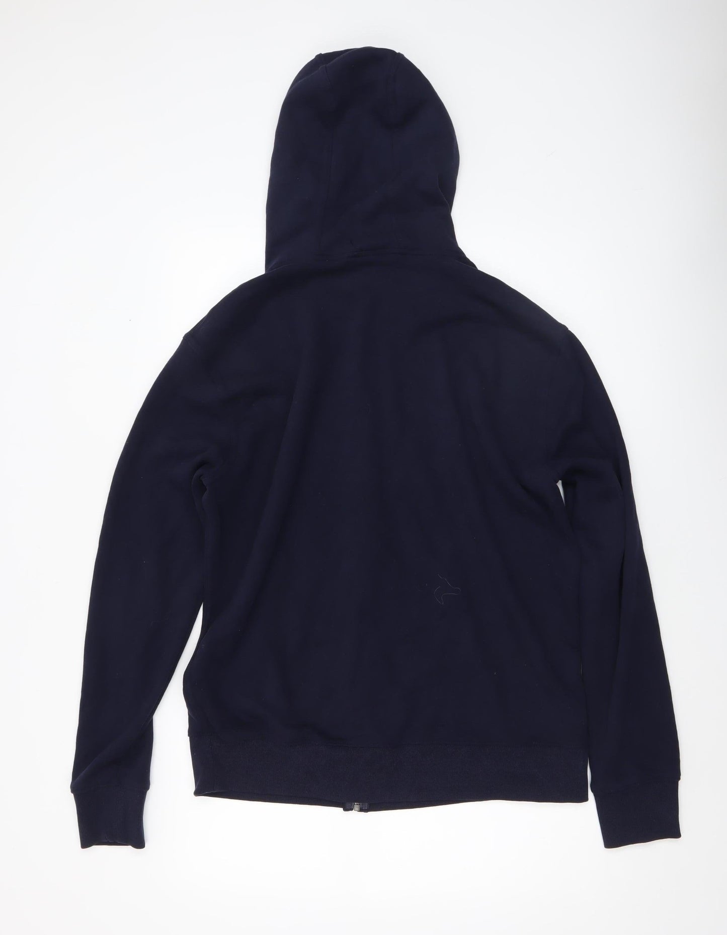Decathlon Men's Navy Full Zip Hoodie Size S Cotton Blend