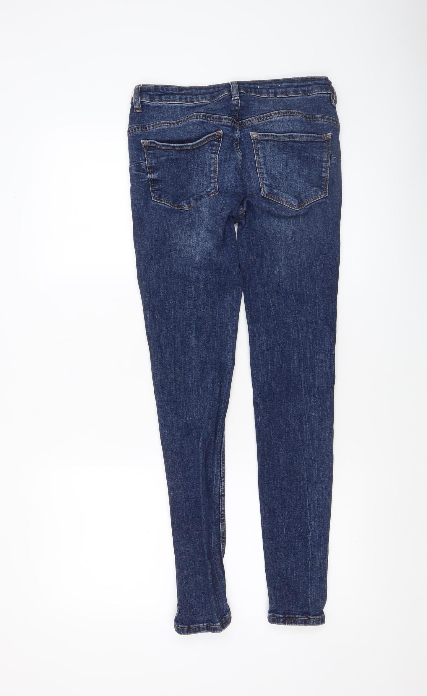 MNG Women’s Blue Skinny Jeans Size 10 Slim Fit Denim