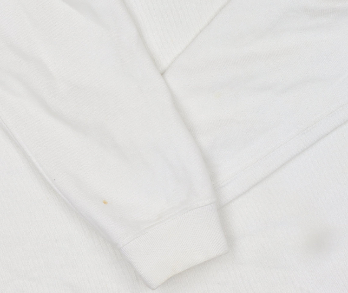 GAP Men’s White Long Sleeve Polo Shirt Size S Classic Cotton