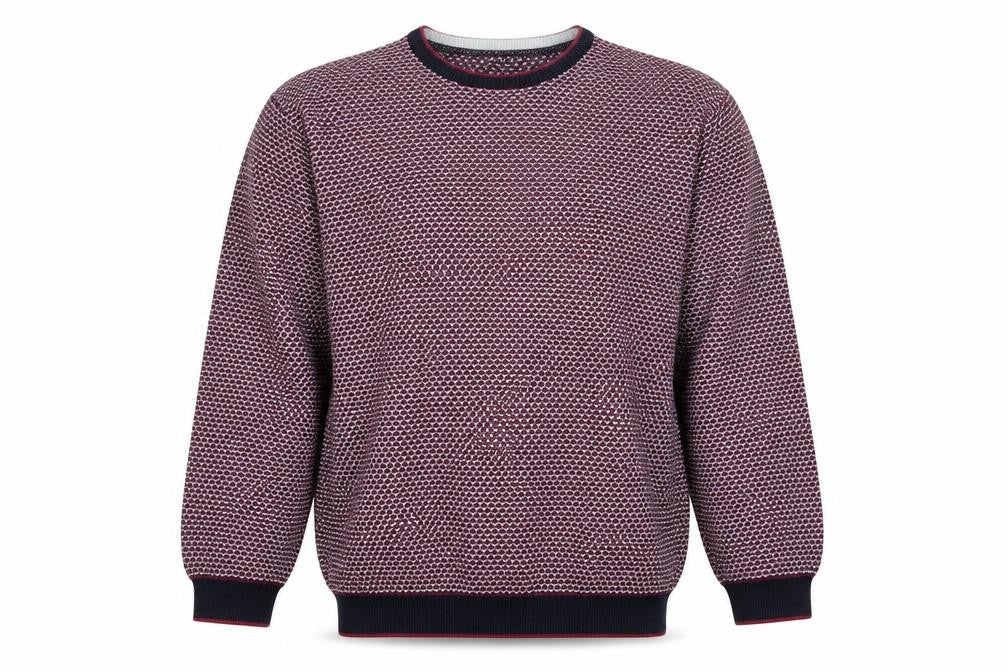 Marks & Spencer Men's Multicoloured 2XL Cotton Pullover Jumper