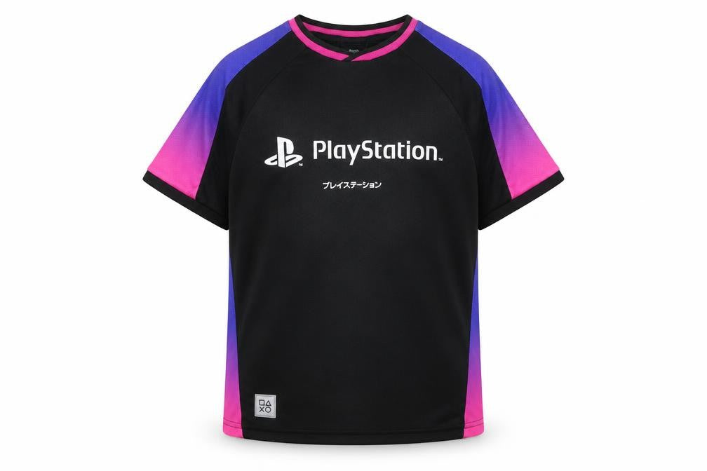 PlayStation Boys Black 9-10 Years Short Sleeve Jersey T-Shirt