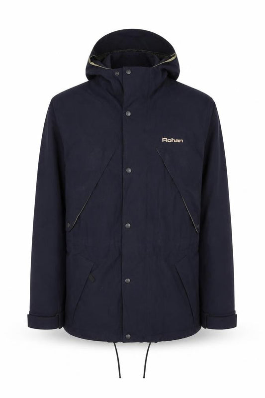 Rohan Unisex Blue XS Apex Waterproof Hooded Parka Jacket