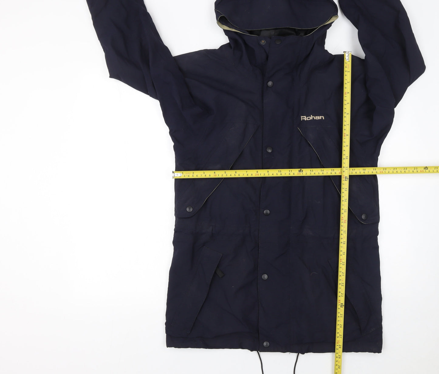 Rohan Unisex Blue XS Apex Waterproof Hooded Parka Jacket