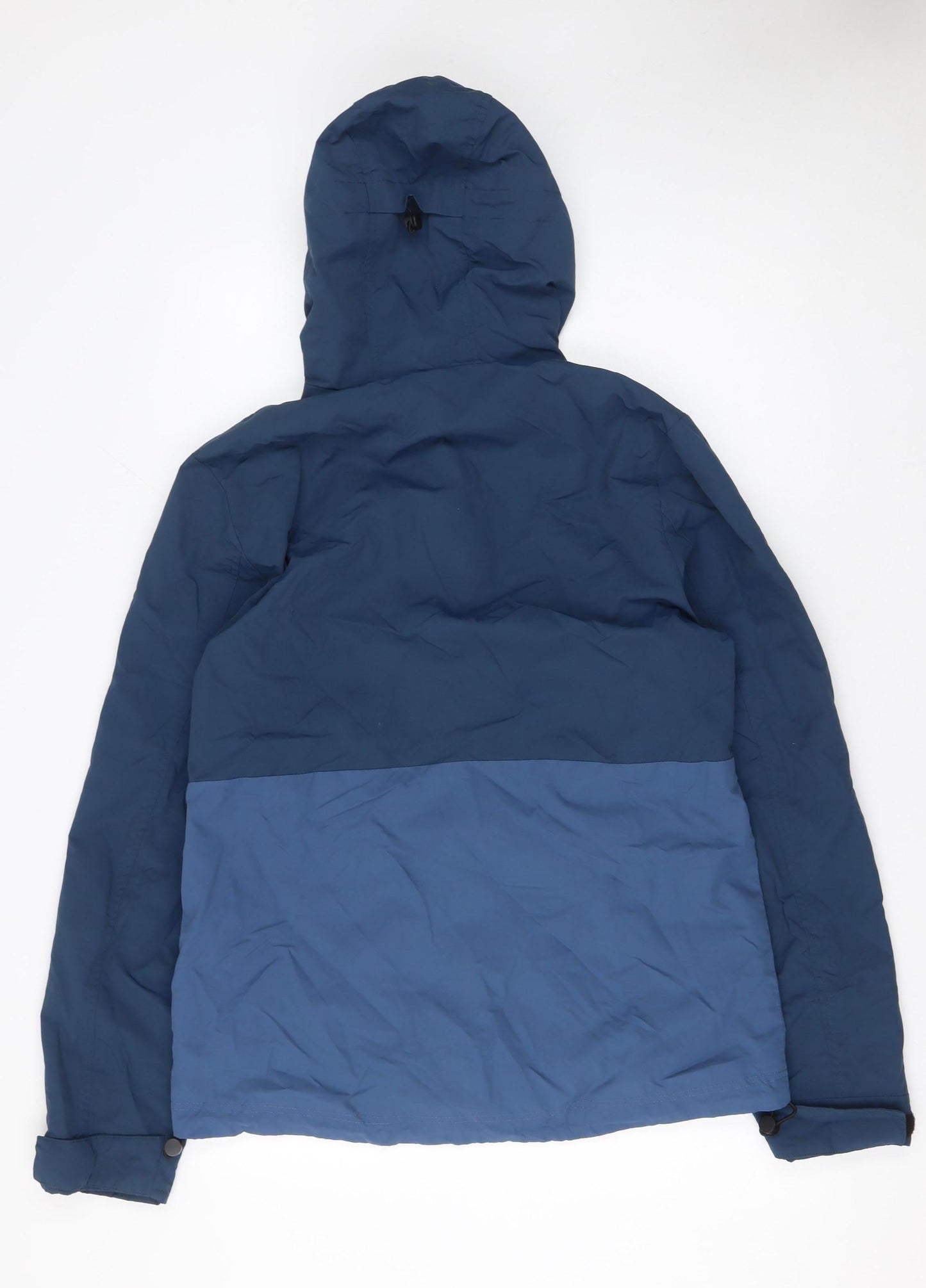 Matalan Men’s Blue Hooded Windbreaker Jacket Size S Lightweight