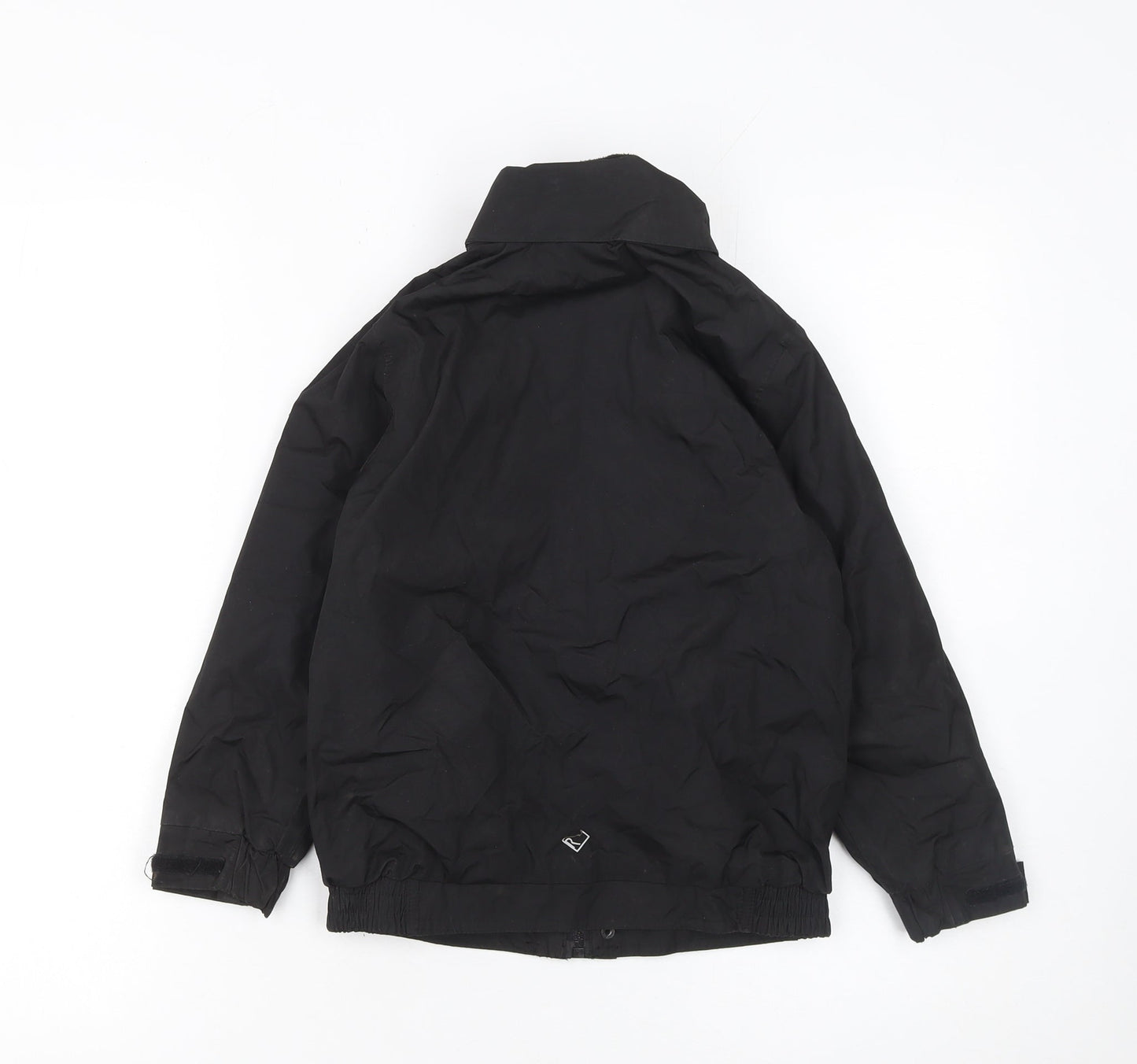 Regatta Boys Black Waterproof Puffer Jacket 5-6 Years Hooded Winter Coat