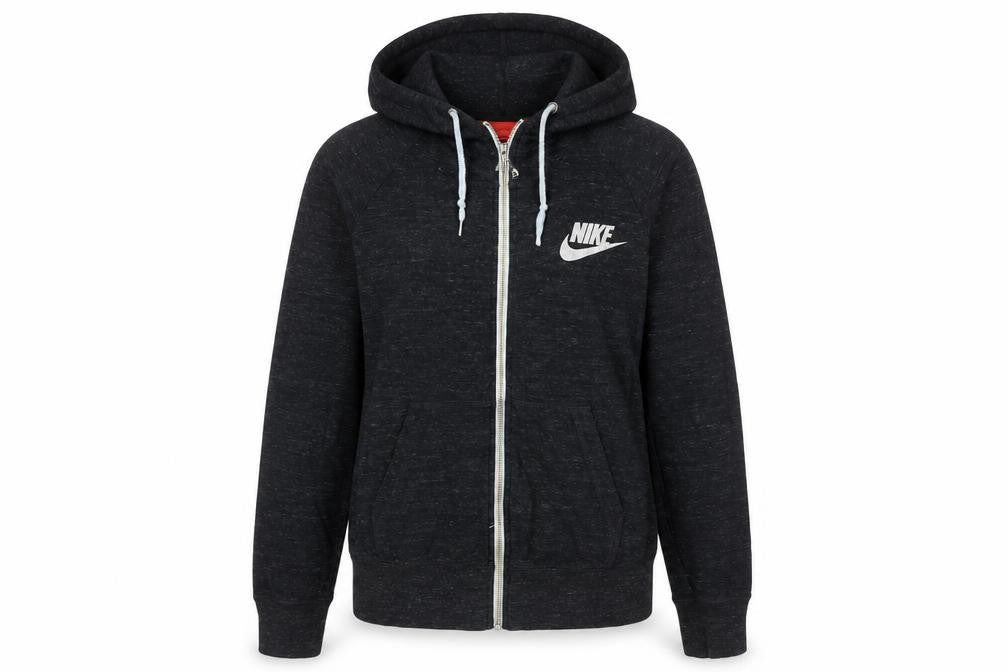 Nike Women’s Black Full Zip Hoodie Size M Cotton Blend