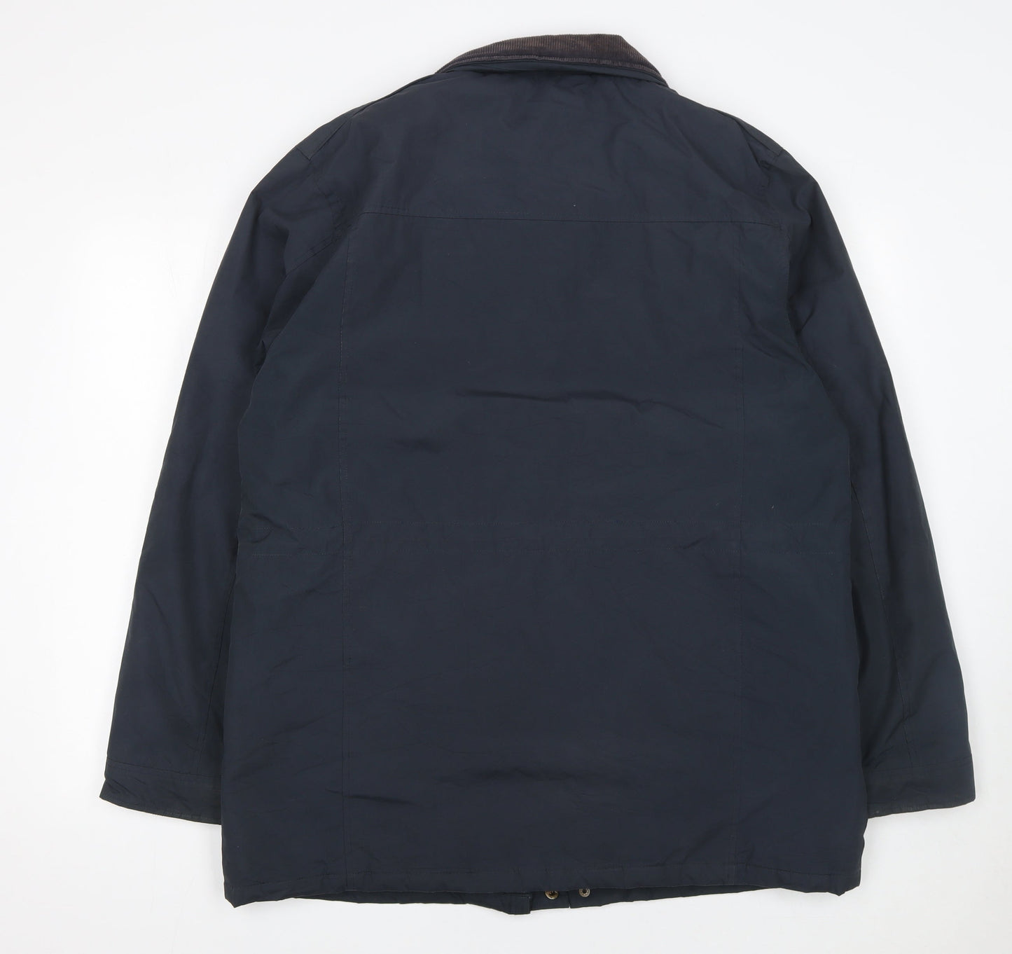 Arctic Storm Men’s Blue L Parka Jacket Polyester Lined Winter Coat