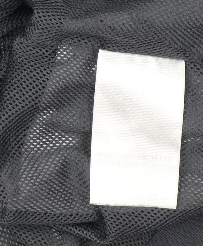 McKenzie Men’s Grey Full Zip Hoodie Size L with Check Design