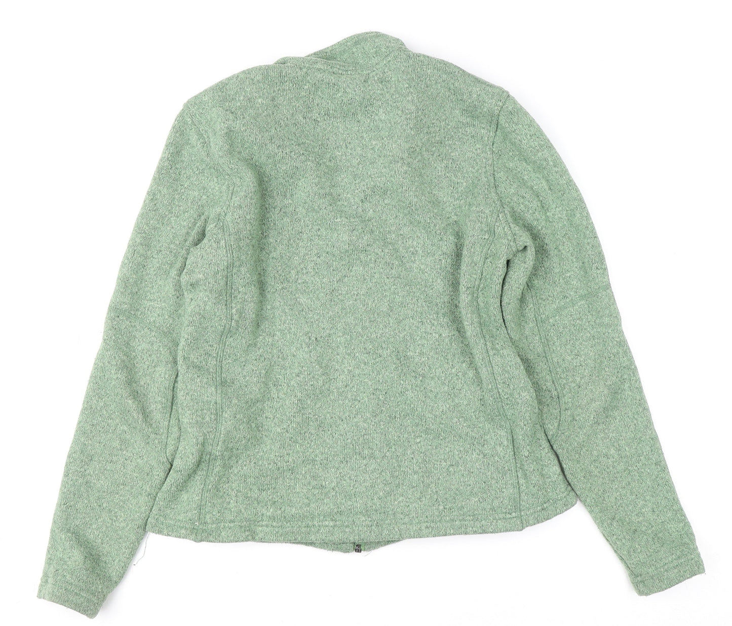 Trekmates Women's Green Full Zip Fleece Sweatshirt Size M