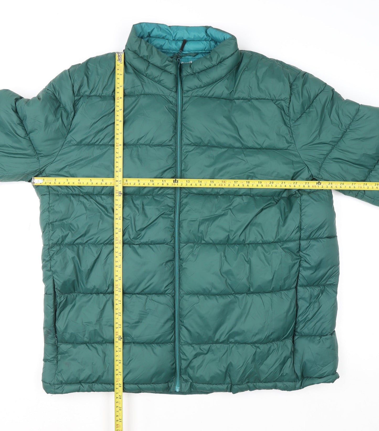 Dunnes Stores Womens Green 3XL Puffer Jacket Shower Resistant Thermal