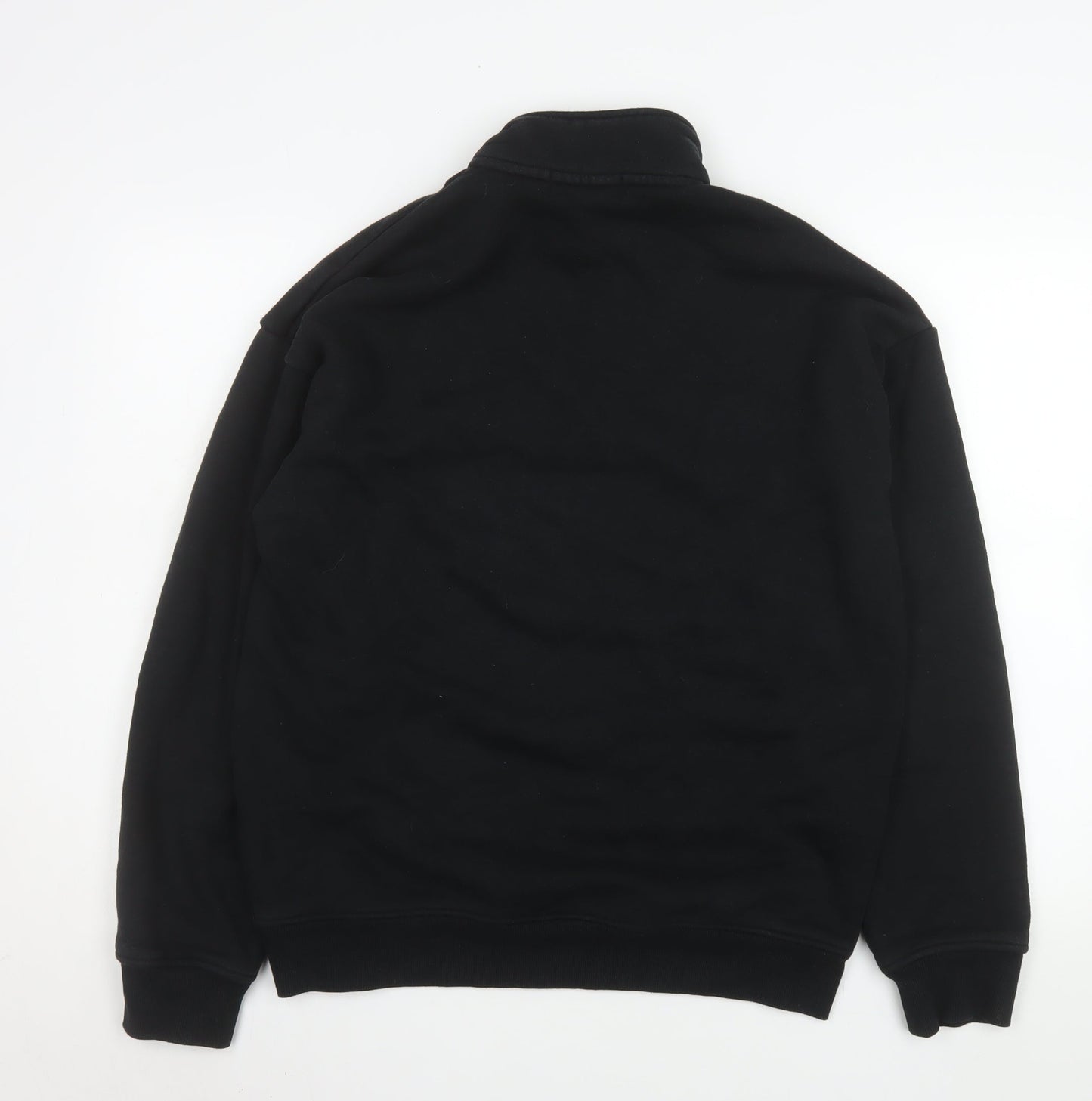Forever 21 Men’s Black Fleece 1/2 Zip Pullover Sweatshirt Size S
