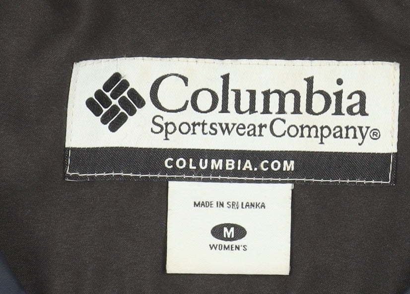 Columbia Women’s Brown Hooded Mid-Length Puffer Jacket M