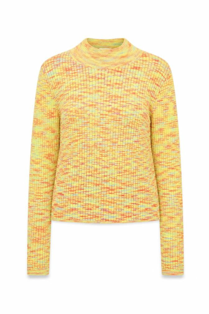 Outfitters Women’s Multicoloured Mock Neck Knit Pullover Jumper Size S