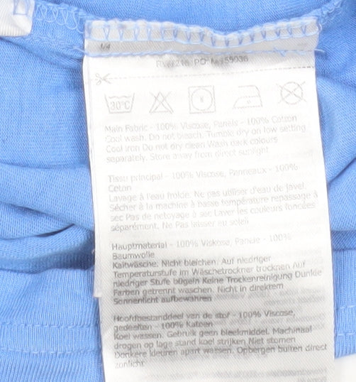 Regatta Women's Blue Tunic Style Blouse UK 16 Short Sleeve Viscose