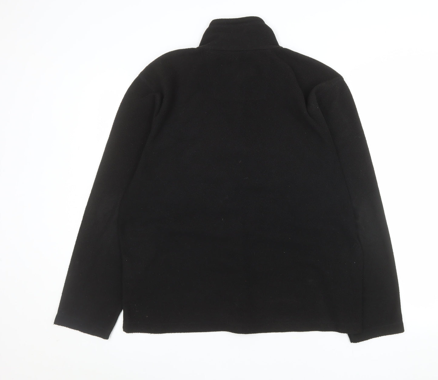 Regatta Men’s Black Fleece 1/4 Zip Pullover Sweatshirt Size M