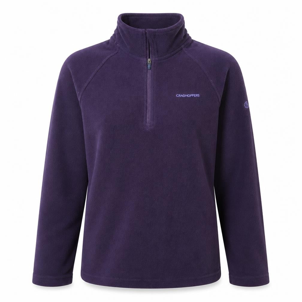 Craghoppers Women's Purple Fleece Half Zip Jacket Size 10