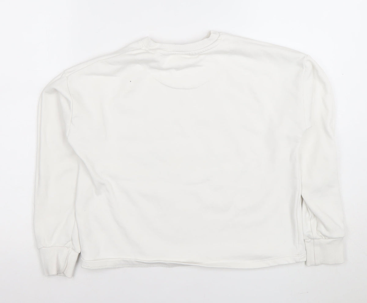 Disney Girls White Lilo & Stitch Pullover Sweatshirt 14 Years