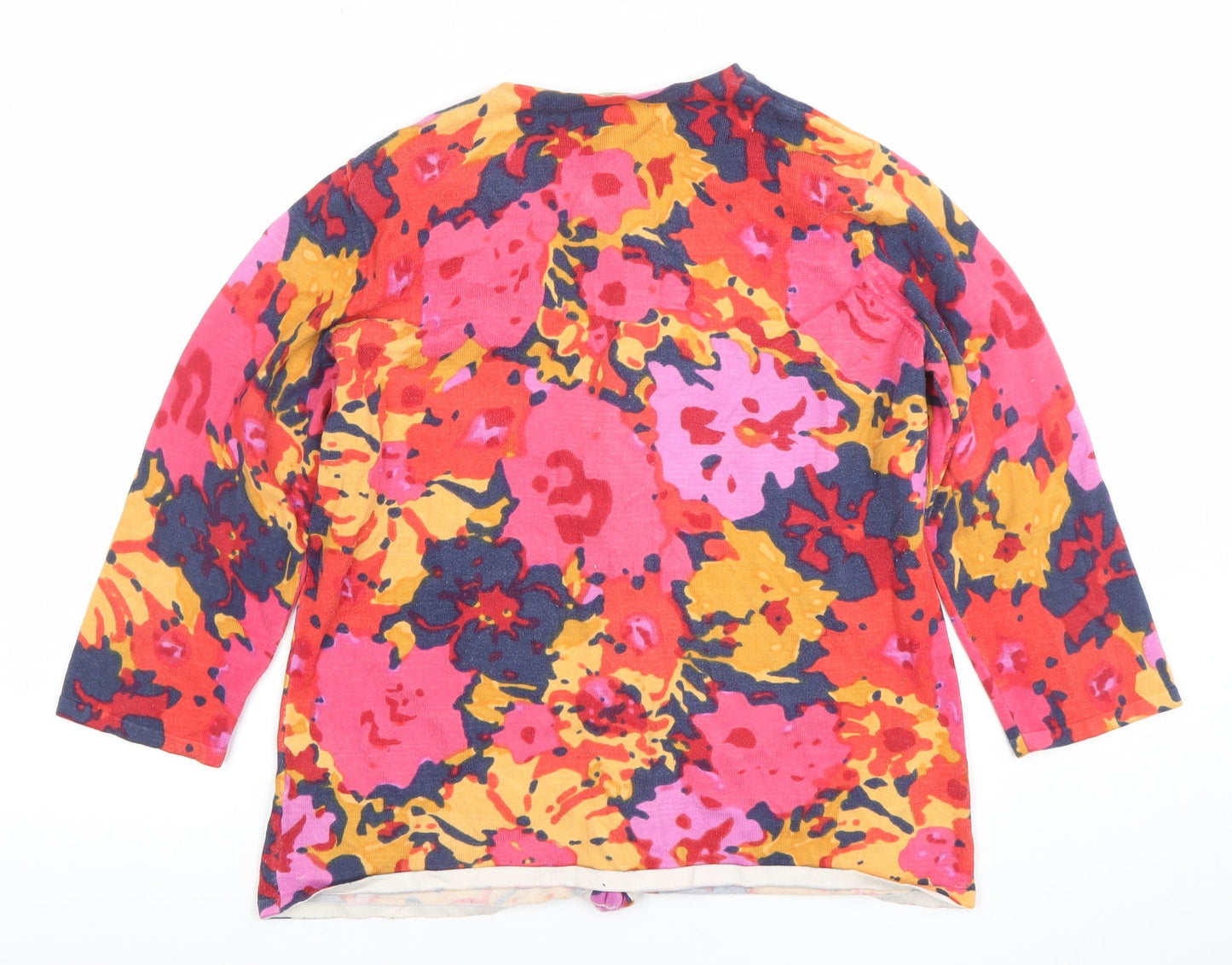 Susan Bristol Women’s Multicoloured Floral Button-Up Top L