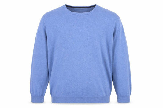 James Pringle Men’s Blue Cotton Crew Neck Jumper XL Classic Fit