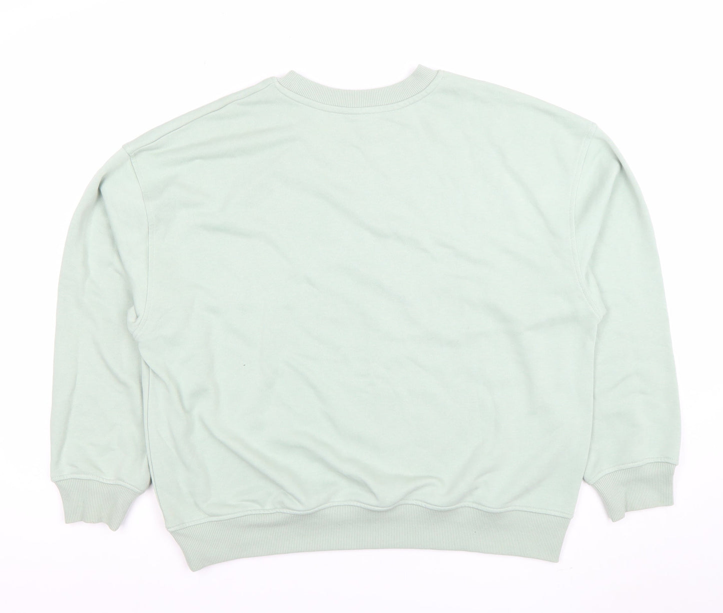 Dunnes Women Light Green Manhattan 97 Crew Neck Sweatshirt Size M