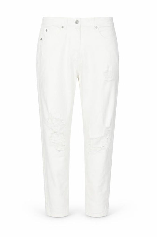 Primark Women’s White Distressed Skinny Jeans Size 10