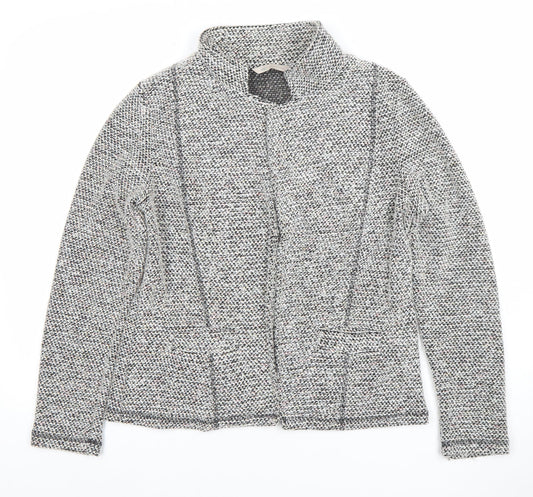 Marks and Spencer Women’s Grey Woven Blazer UK 14 Classic Single-Breasted Jacket
