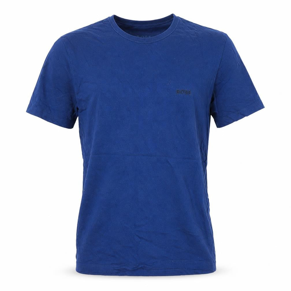 BOSS Men's Blue Crew Neck Cotton Short Sleeve T-Shirt Size S